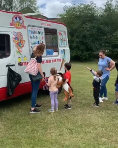 school ice cream van hire